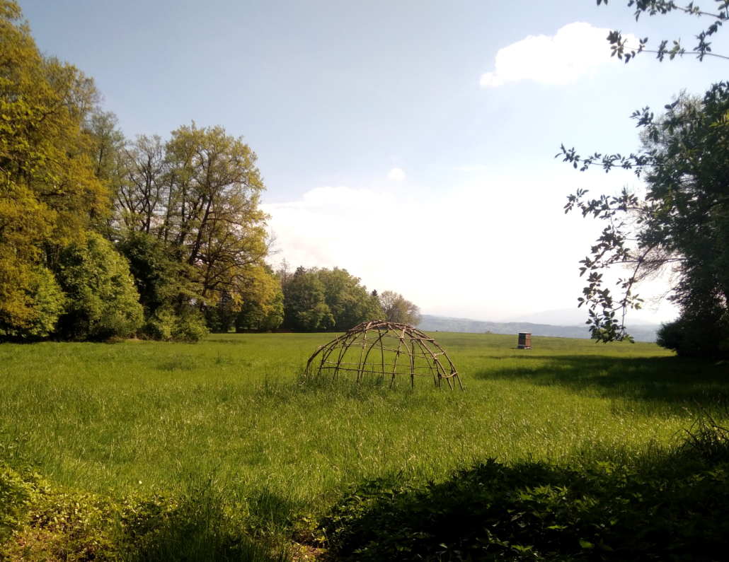 Seminarhaus Naturoase Gelände Ausblick, Yoga und Natur-Retreat