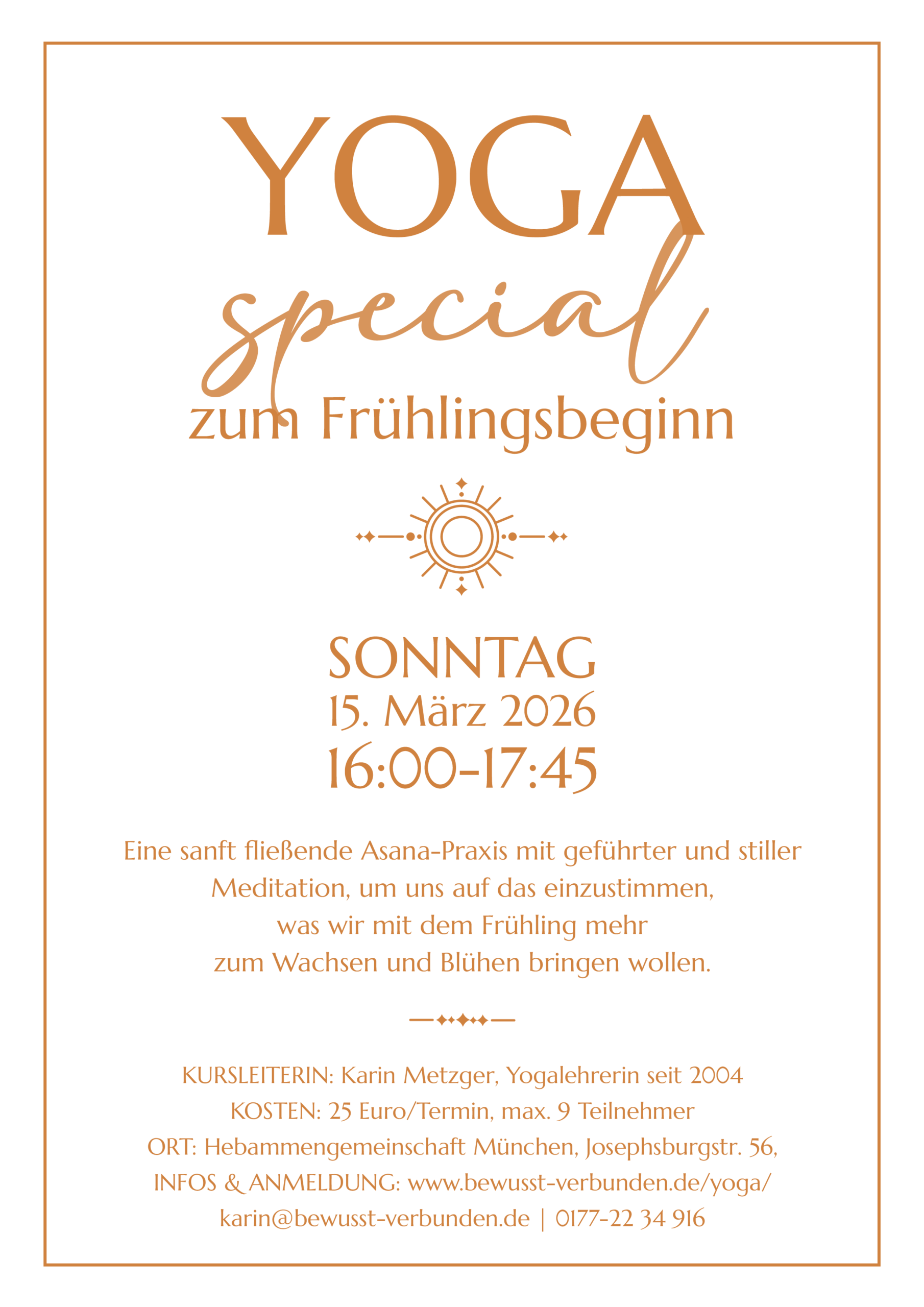 Yoga Special - Asanas und Meditation in München Berg am Laim
