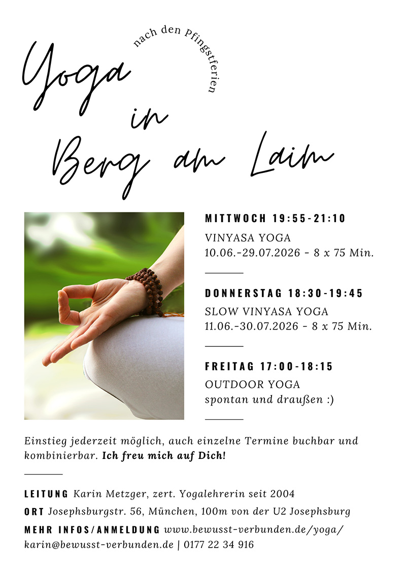 Yoga in Berg am Laim, München Ost, Münchner Osten