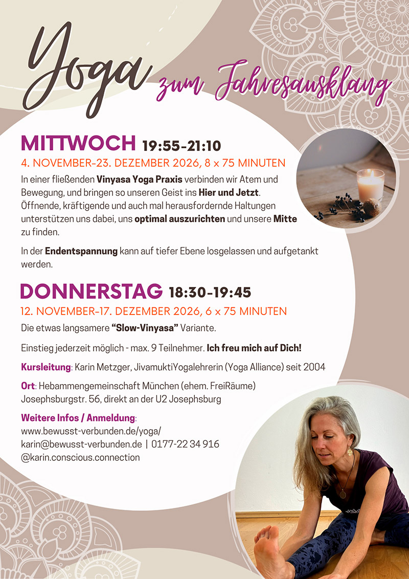 Vinyasa Yoga in München Berg am Laim